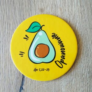 Podkładka korkowa - wesołe owoce - Opanowanie