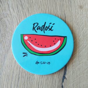 Podkładka korkowa - wesołe owoce - Radość