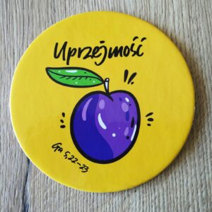 Podkładka korkowa - wesołe owoce - Uprzejmość