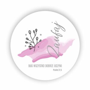 Podkładka korkowa - Zaufaj Bóg wszystko dobrze uczyni...