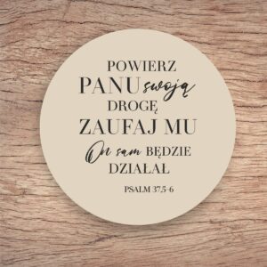 Podkładka korkowa - Powierz Panu swoją drogę...