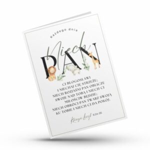 Kartka – Niech Pan Ci błogosławi… zwierzątka