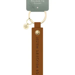 Brelok skórzany pasek – Jestem dzieckiem