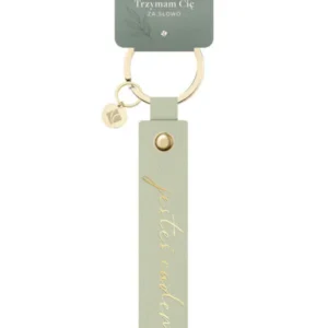 Brelok skórzany pasek – Jesteś cudem